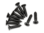 101245 - TP. Flat Head Screw M3*14mm (10pcs)
